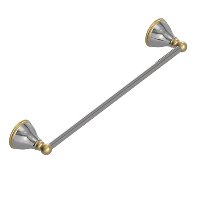 Rubinet Towel Bar 18" Polished Nickel