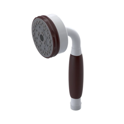 Rubinet 3 Function Hand Held Shower Only White