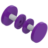 Rubinet Shower Door Knob (set) Purple Haze