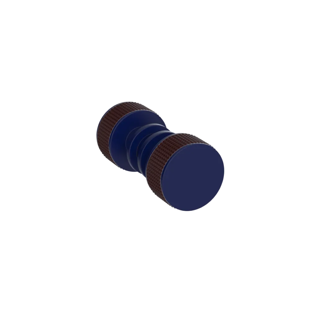 Rubinet Shower Door Knob (set) Midnight Blue