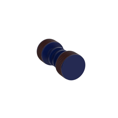 Rubinet Shower Door Knob (set) Midnight Blue