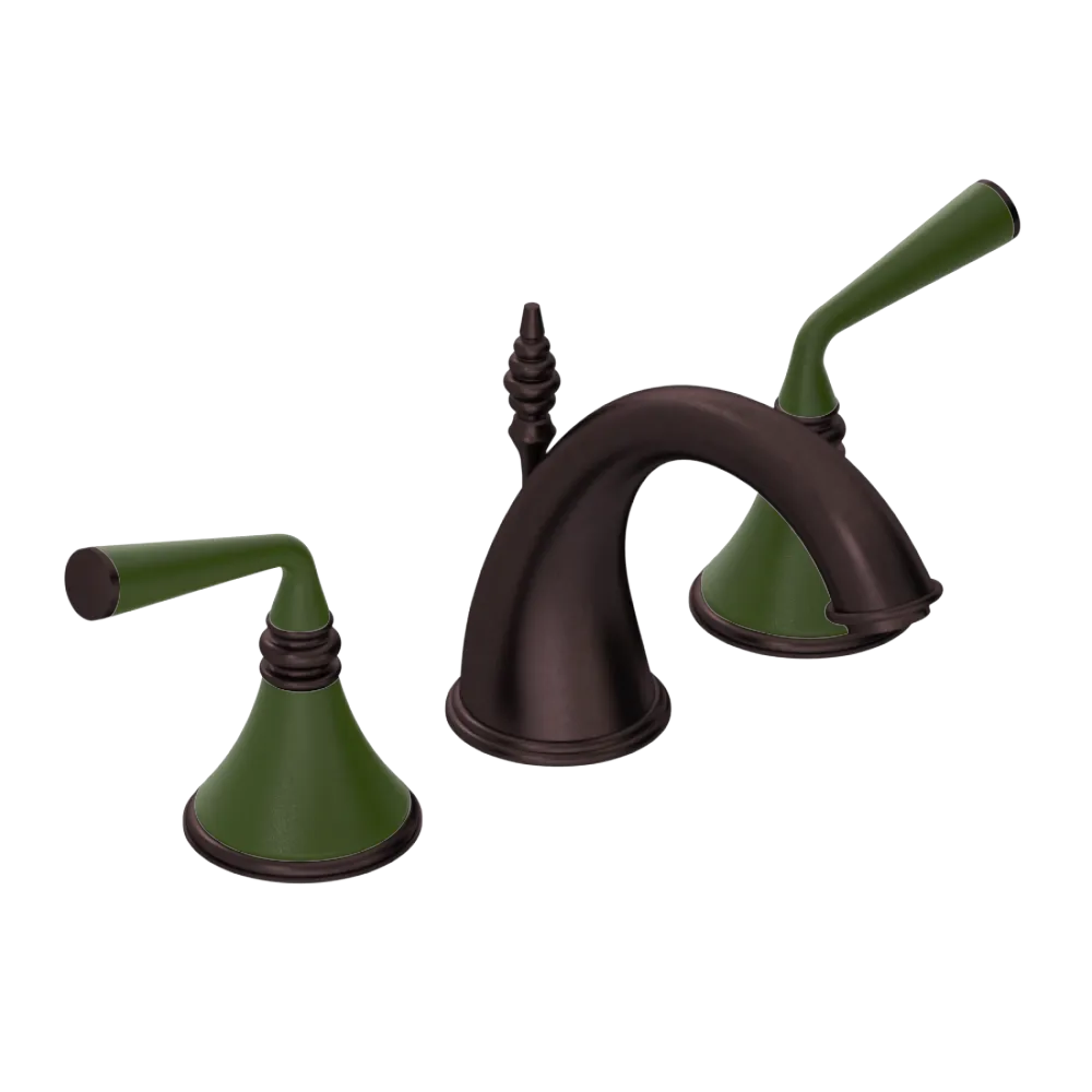 Rubinet Widespread Lav. Set. (less drain) Oil Rubbed Bronze