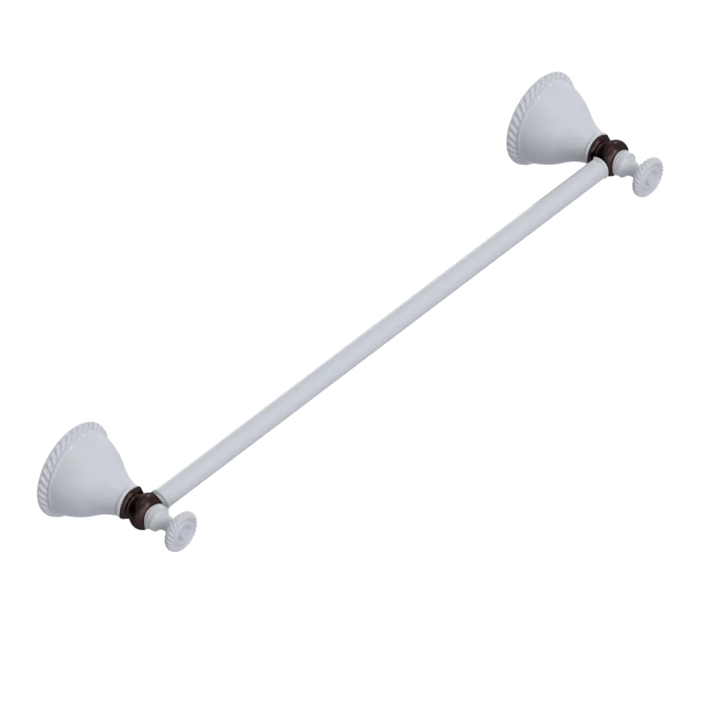 Rubinet Towel Bar 18" White