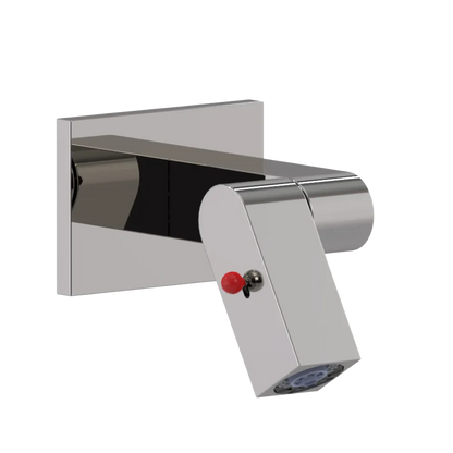 Rubinet Wall Mount Bidet & Foot Rinse with Dual Function Spray Polished Nickel