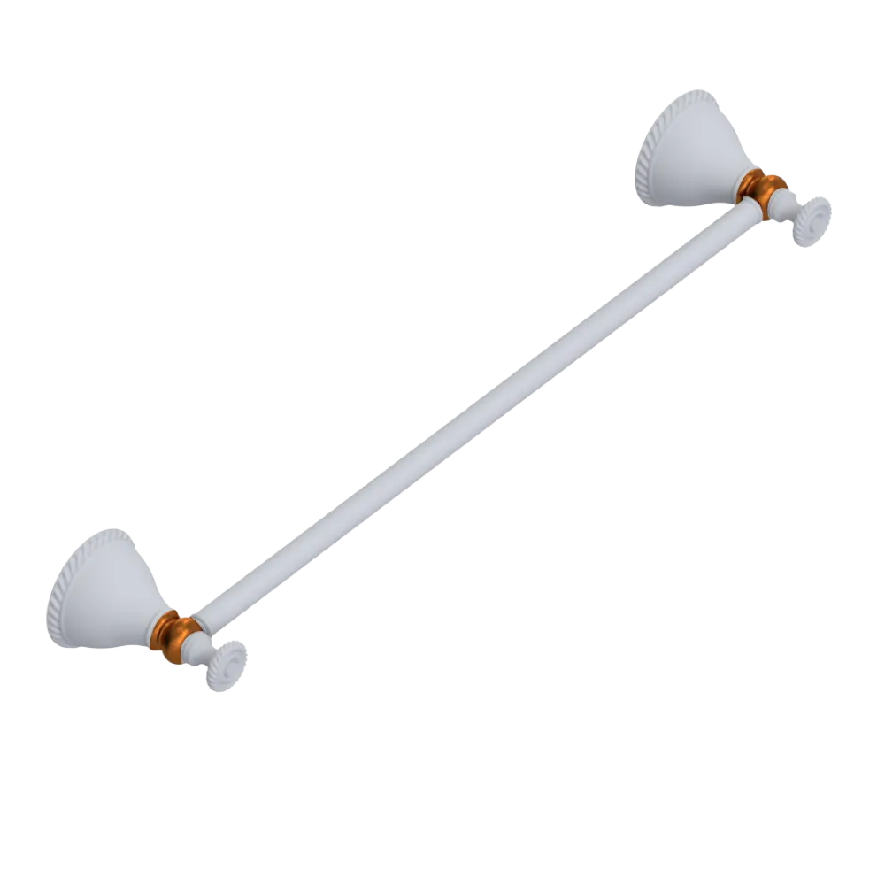 Rubinet Towel Bar 18" Matt White