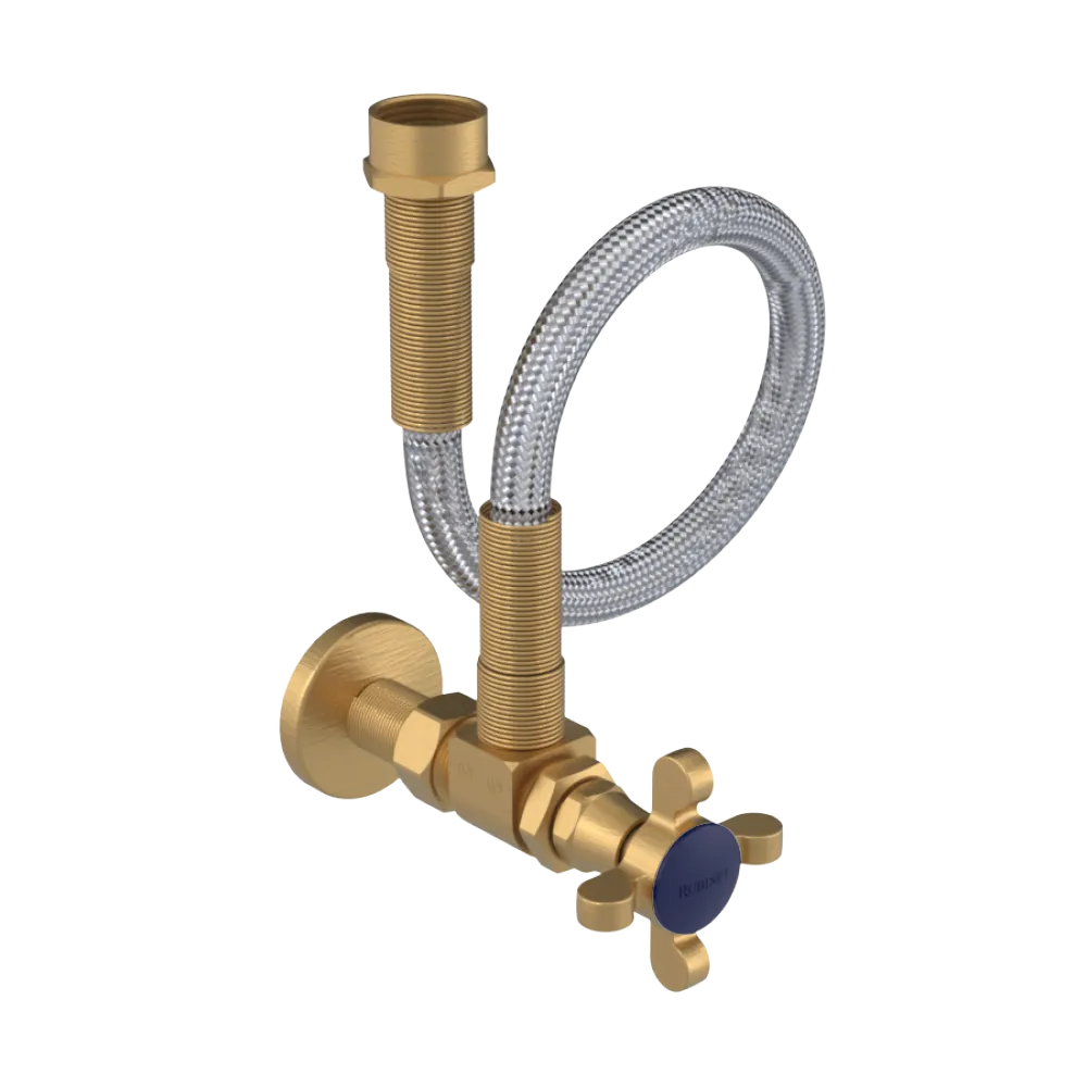 Rubinet Exposed Supply Kit (classic) Satin Gold