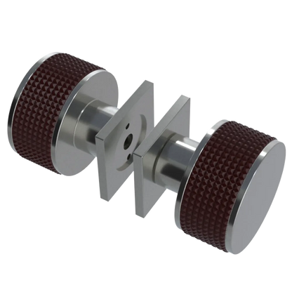Rubinet Shower Door Knob (set) Satin Nickel