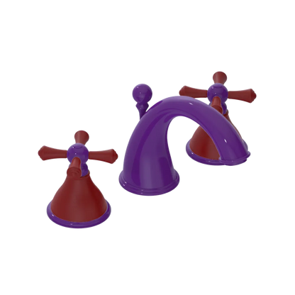 Rubinet Widespread Lav. Set. (less drain) Purple Haze