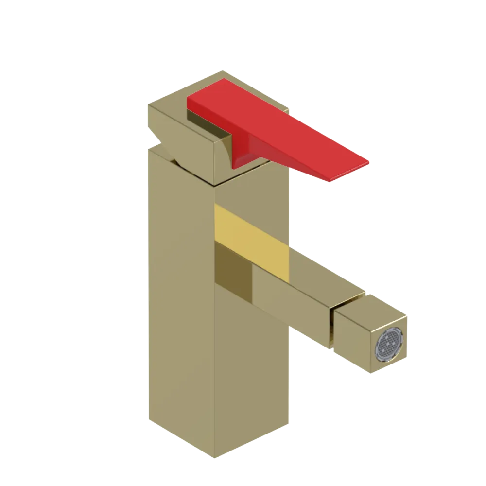 Rubinet Single Control Bidet Fitting (less drain) Gold