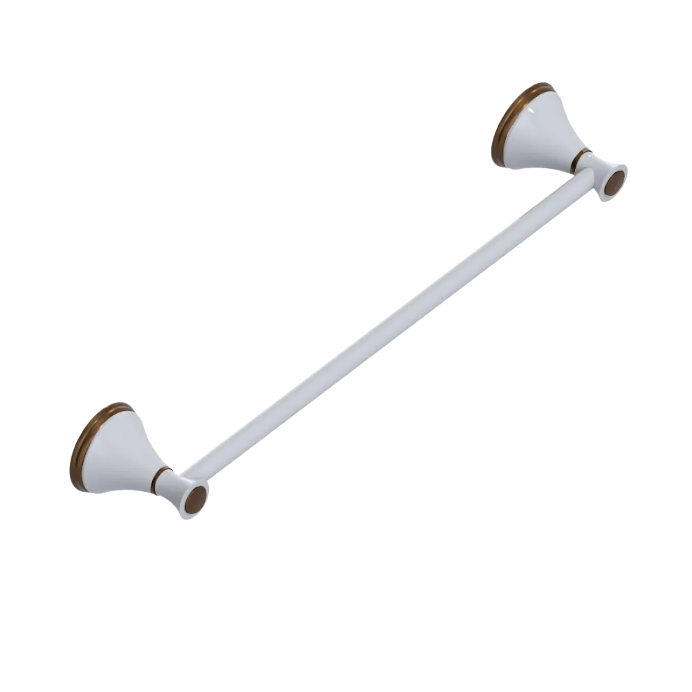 Rubinet Towel Bar 18" White