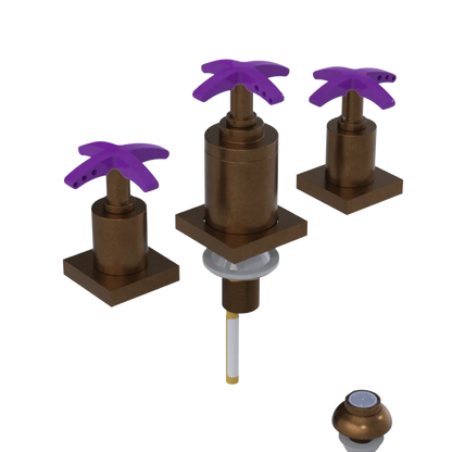 Rubinet Bidet Fitting with Spray, Diverter, and Vacuum Breaker (less drain) Oil Rubbed Bronze