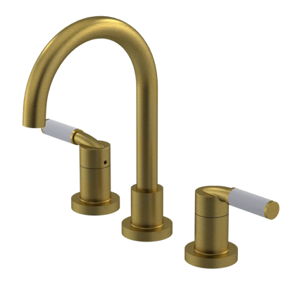 Rubinet Widespread Lav. Set. (less drain) Antique Brass Matt
