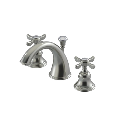 Rubinet Widespread Lav. Set. (less drain) Satin Nickel