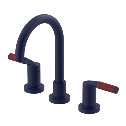 Rubinet Widespread Lav set (less drain) Midnight Blue
