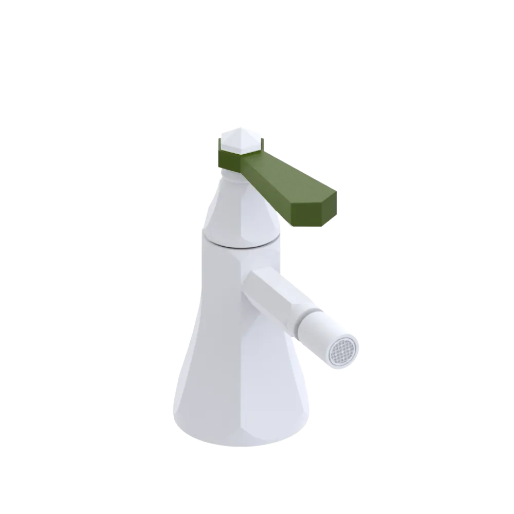 Rubinet Single Control Bidet Fitting (less drain) Matt White