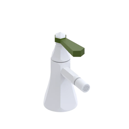 Rubinet Single Control Bidet Fitting (less drain) Matt White