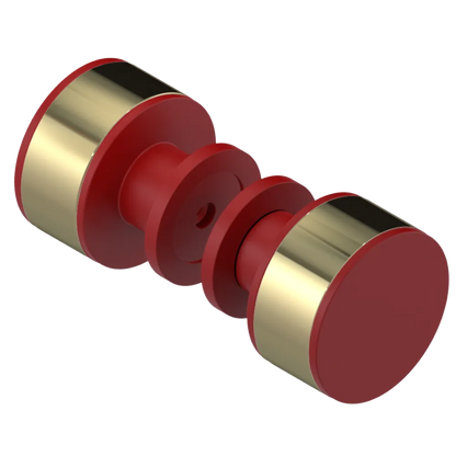 Rubinet Shower Door Knob (set) Maroon