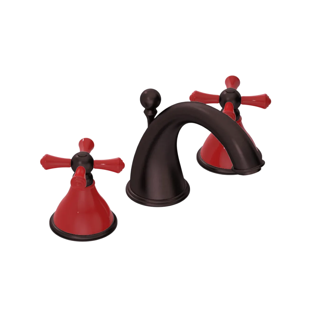 Rubinet Widespread Lav. Set. (less drain) Oil Rubbed Bronze