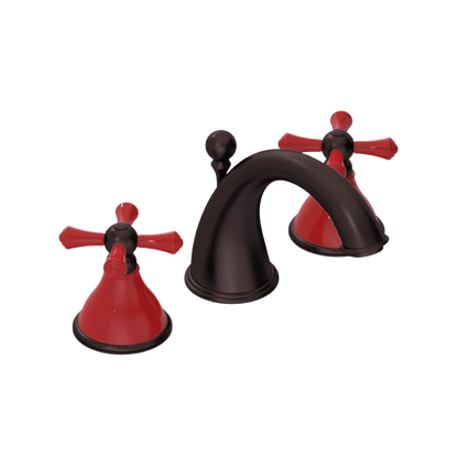 Rubinet Widespread Lav. Set. (less drain) Oil Rubbed Bronze