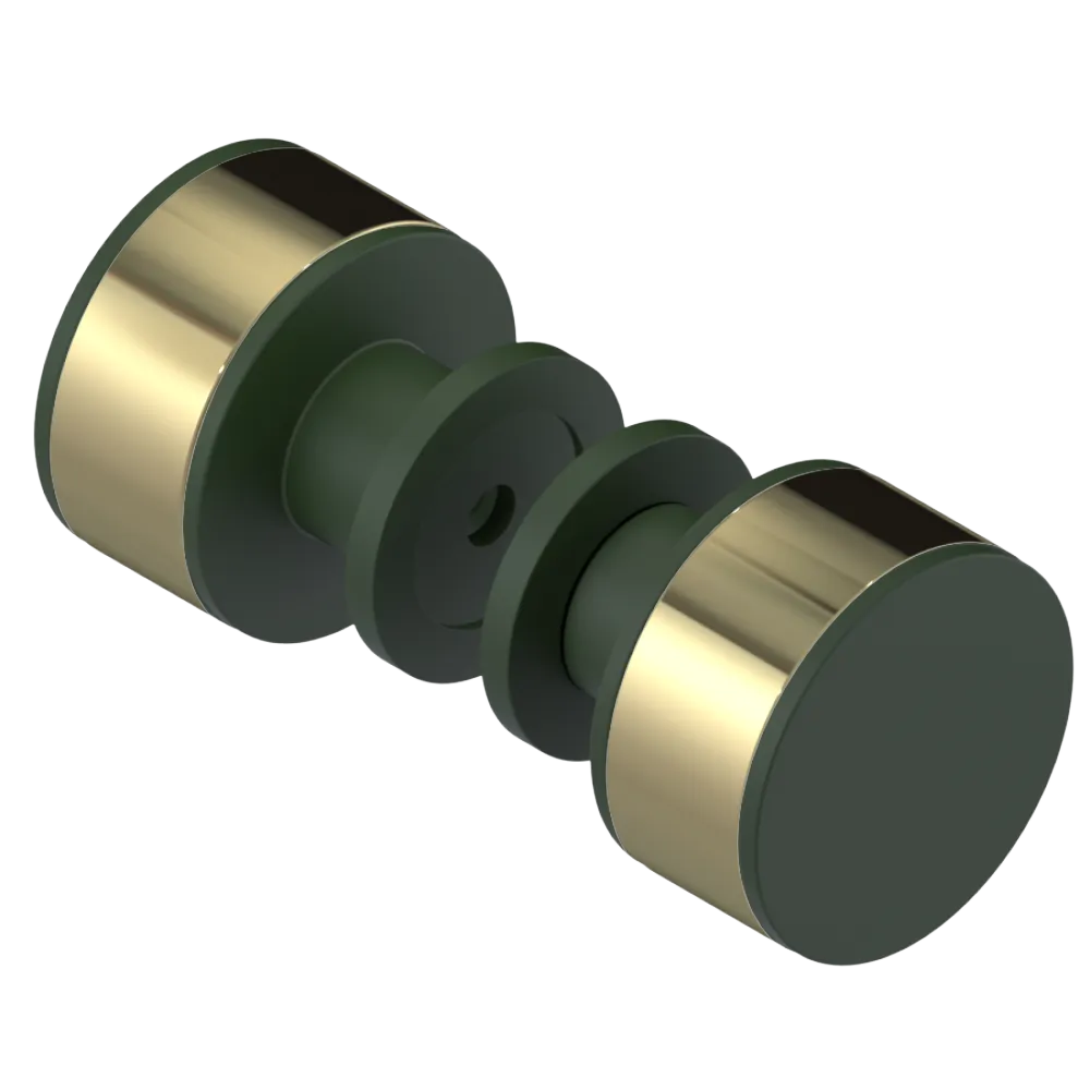 Rubinet Shower Door Knob (set) Green Envy