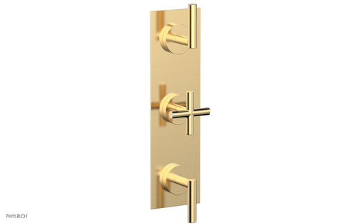 Phylrich TRANSITION - 3/4" Thermostatic Valve with Two Volume Control, Lever Handles 4-030