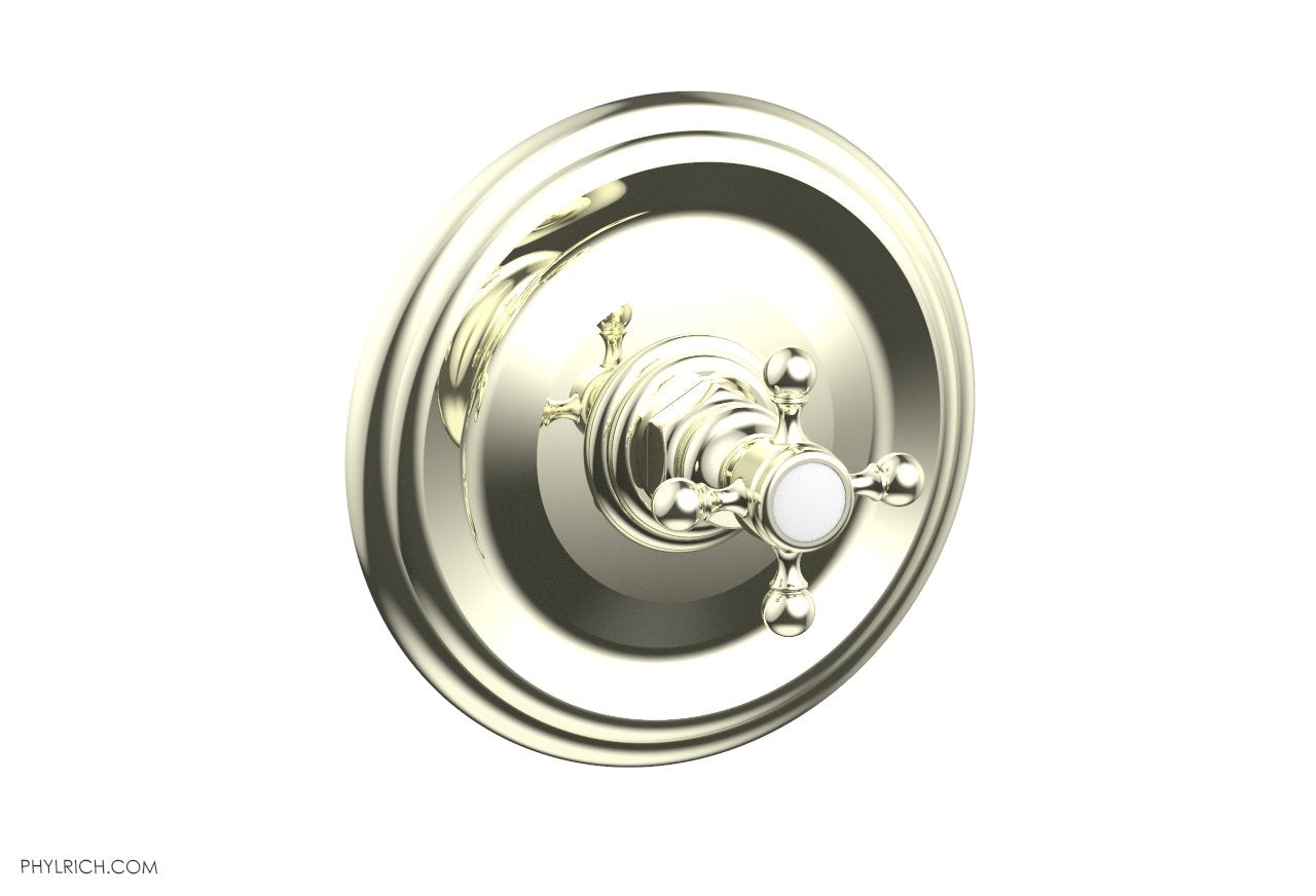 Phylrich HEX TRADITIONAL 1/2" Mini Thermostatic Shower Trim 4-097