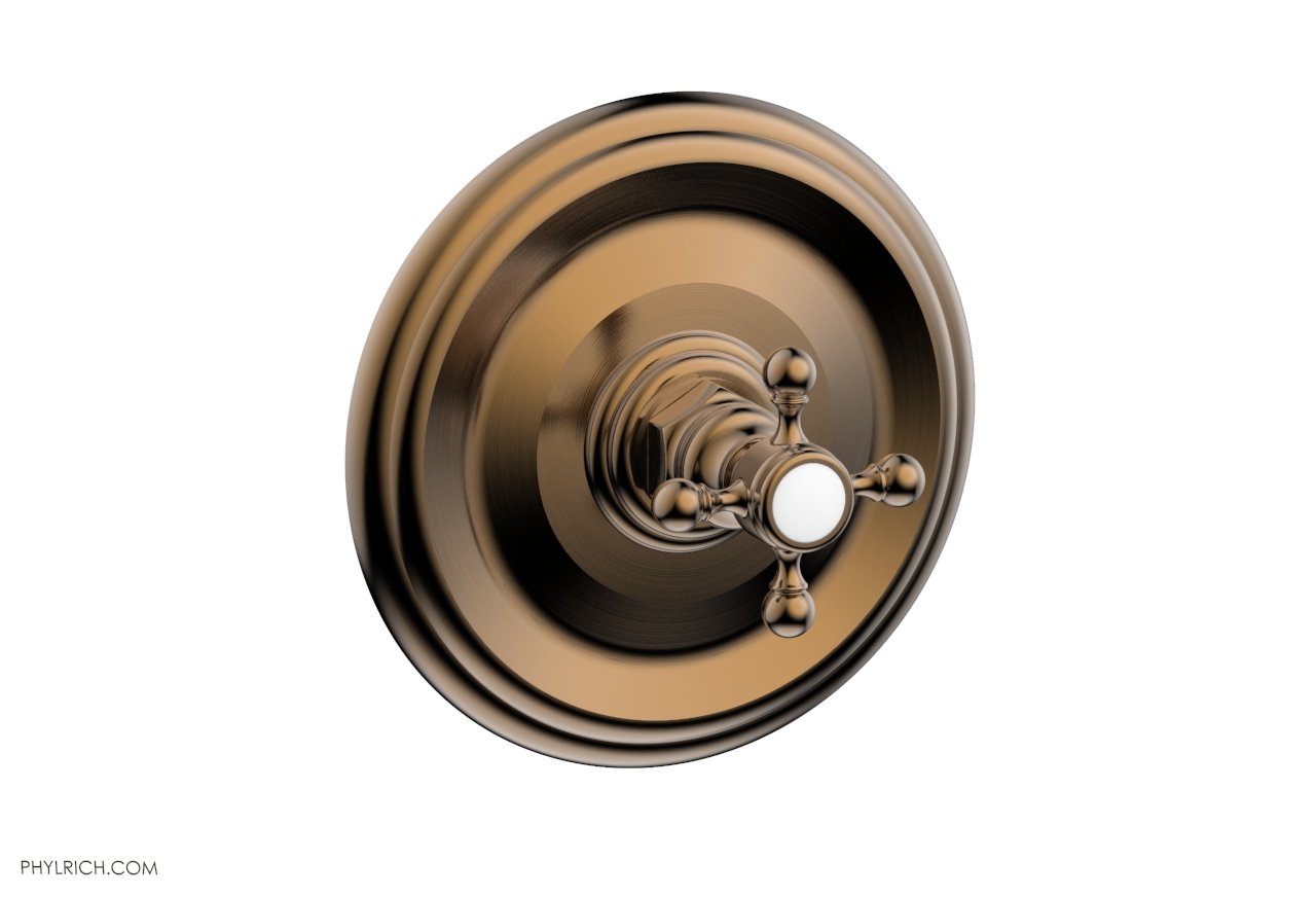 Phylrich HEX TRADITIONAL 1/2" Mini Thermostatic Shower Trim 4-097