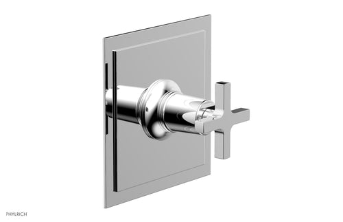 Phylrich HEX MODERN Pressure Balance Shower Plate & Cross Handle Trim 4-103
