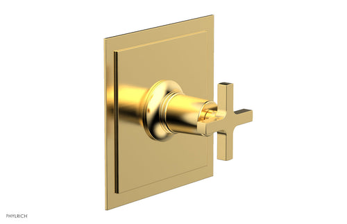 Phylrich HEX MODERN Pressure Balance Shower Plate & Cross Handle Trim 4-103