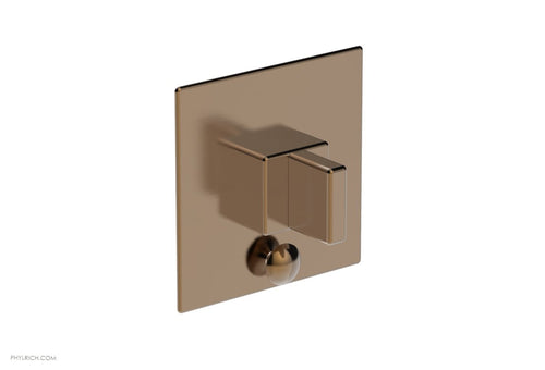 Phylrich MIX Pressure Balance Shower Plate with Diverter and Handle Trim Set - Blade Handle 4-107