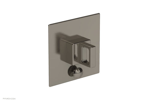 Phylrich MIX Pressure Balance Shower Plate with Diverter and Handle Trim Set - Ring Handle 4-109