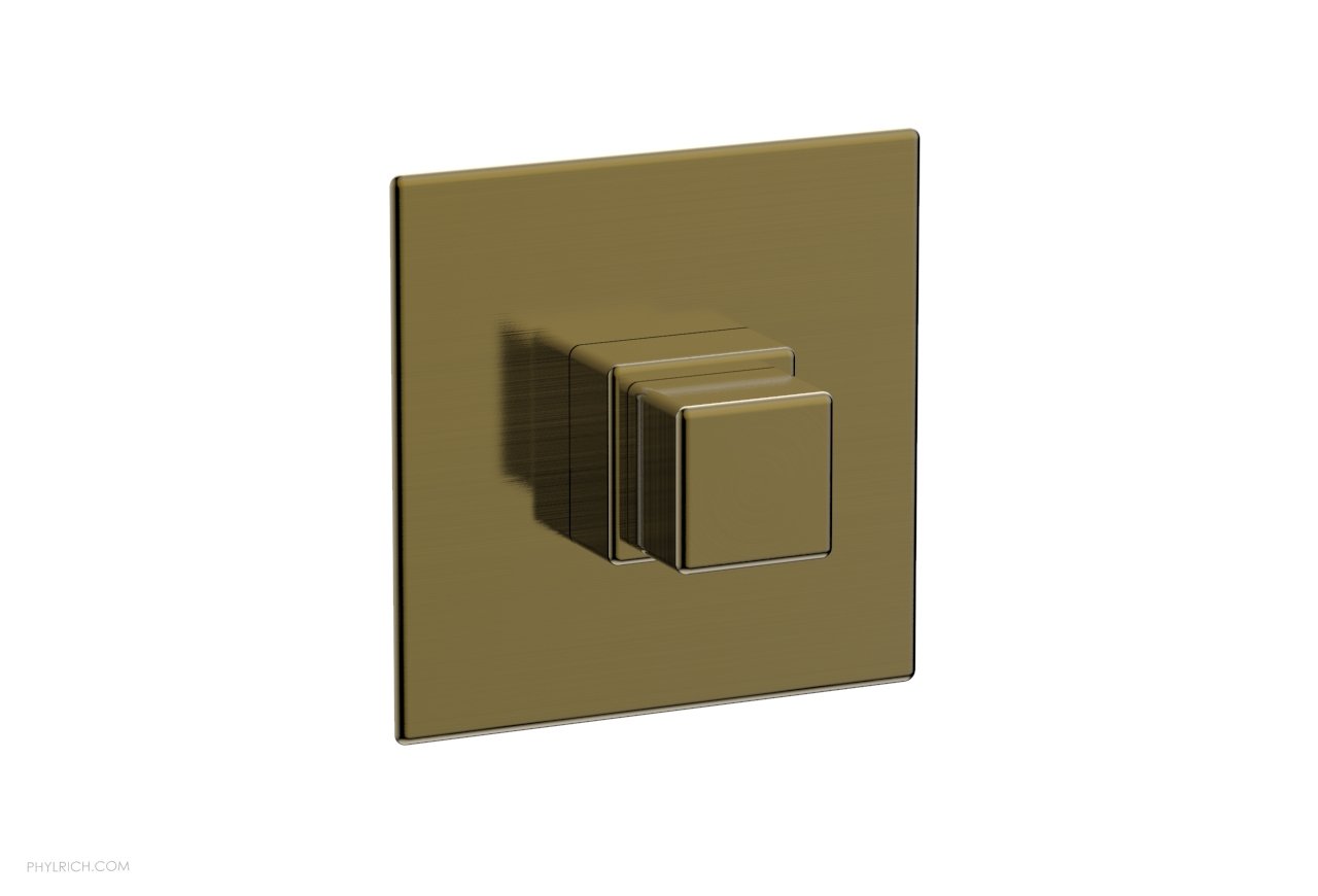 Phylrich MIX 1/2" Thermostatic Trim - Cube Handle 4-114