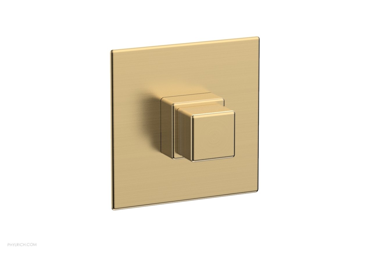 Phylrich MIX 1/2" Thermostatic Trim - Cube Handle 4-114