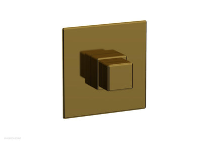 Phylrich MIX 1/2" Thermostatic Trim - Cube Handle 4-114