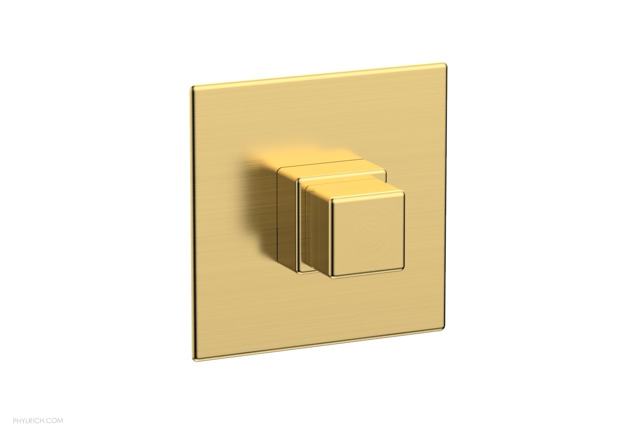 Phylrich MIX 1/2" Thermostatic Trim - Cube Handle 4-114
