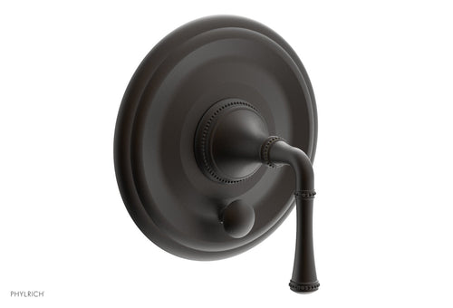 Phylrich BEADED Pressure Balance Shower Plate with Diverter and Handle Trim Set 4-129