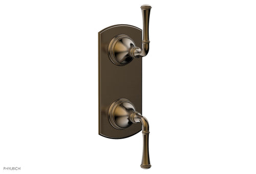 Phylrich BEADED 1/2" Mini Thermostatic Valve with Volume Control or Diverter 4-131