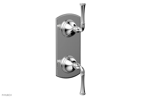 Phylrich BEADED 1/2" Mini Thermostatic Valve with Volume Control or Diverter 4-131