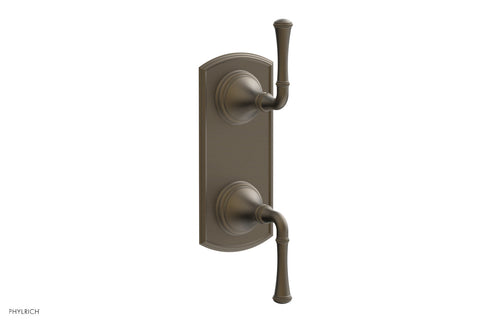 Phylrich COINED 1/2" Mini Thermostatic Valve with Volume Control or Diverter 4-136