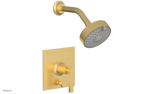 Phylrich HEX MODERN Pressure Balance Shower and Diverter Set Lever Handle (Less Spout) 4-154