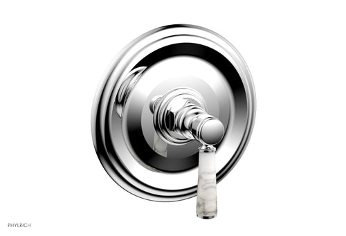 Phylrich HEX TRADITIONAL Shower Trim with Marble Lever Handle 4-156