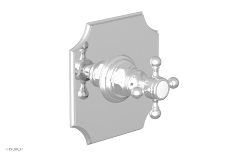 Phylrich HENRI 1/2" Mini Thermostatic Shower Trim with Cross Handle 4-157