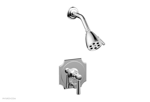 Phylrich HENRI Pressure Balance Shower and Diverter Set - Lever Handle (Less Spout) 4-162