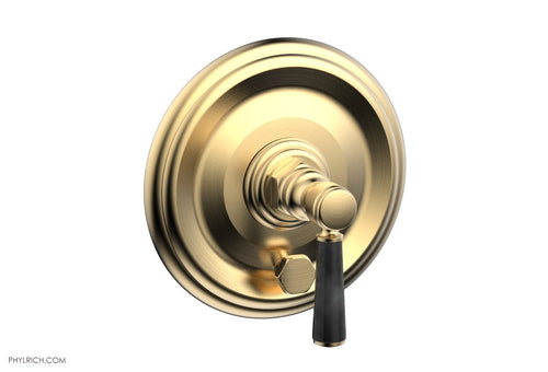 Phylrich HEX TRADITIONAL Pressure Balance Shower Plate with Diverter and Handle Trim Set 4-164