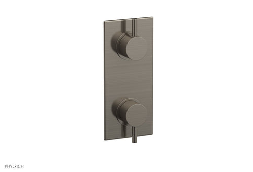 Phylrich BASIC II 1/2" Mini Thermostatic Valve with Volume Control or Diverter 4-171