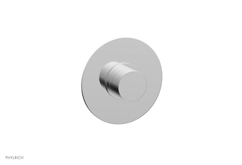 Phylrich BASIC II 1/2" Mini Thermostatic Round Shower Trim Smooth Handle 4-173