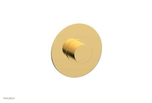 Phylrich BASIC II 1/2" Mini Thermostatic Round Shower Trim Smooth Handle 4-173