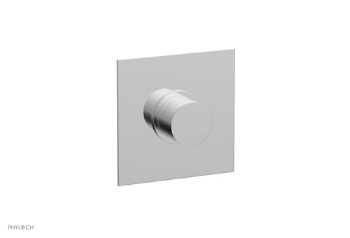 Phylrich BASIC II 1/2" Mini Thermostatic Square Shower Trim Smooth Handle 4-177