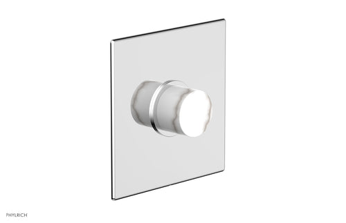 Phylrich BASIC II 3/4" Thermostatic Shower Trim - White Marble 4-186