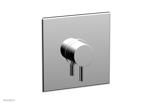 Phylrich BASIC II 3/4" Thermostatic Square Shower Trim, Lever Handle 4-187